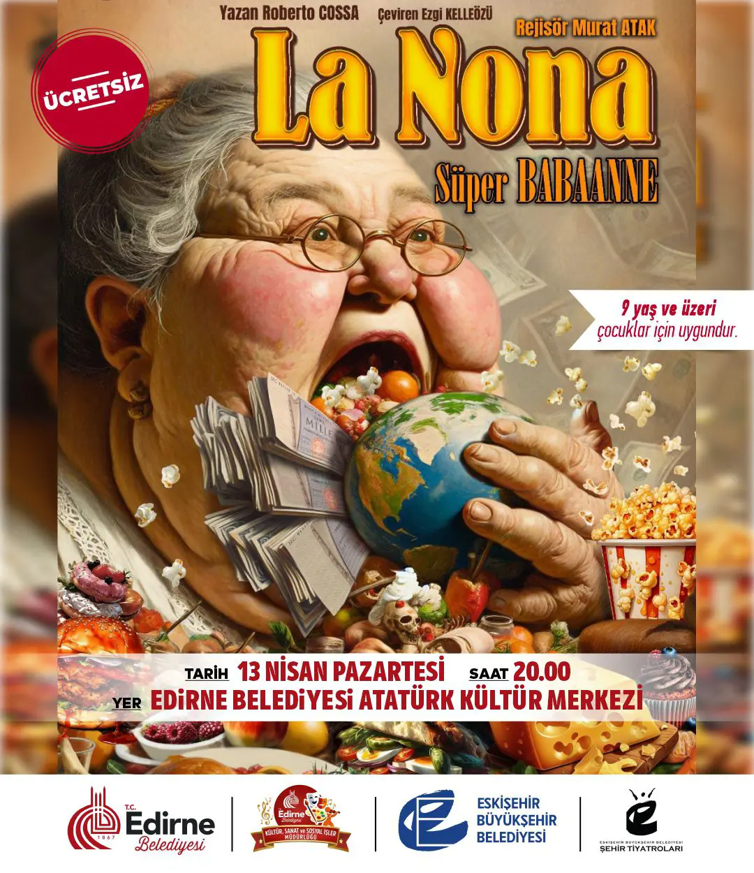 LA NONA- SÜPER BABAANNE TİYATRO OYUNU AKM SAHNESİNDE!